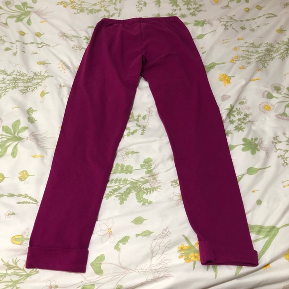 Hanna Andersson Kids' Magenta and Violet Joggers - Picture 3 of 10